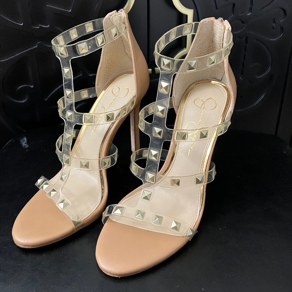 Nearly New Jessica Simpson Lucidite Stilettos